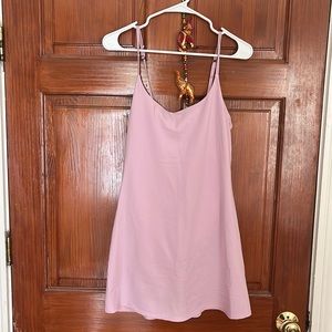 Abercrombie & Fitch Light Pink-Purple Traveler Mini Dress
